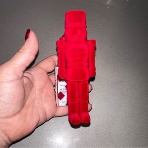 BBW Red Felt Covered Nutcracker Wallflower Plug In